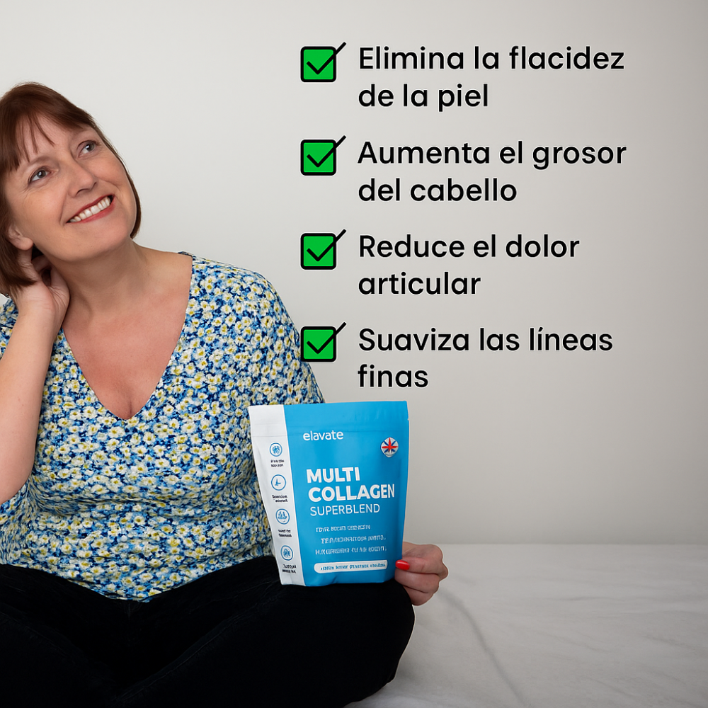 Colágeno MultiBlend Premium | Piel más firme, articulaciones saludables y cabello fuerte